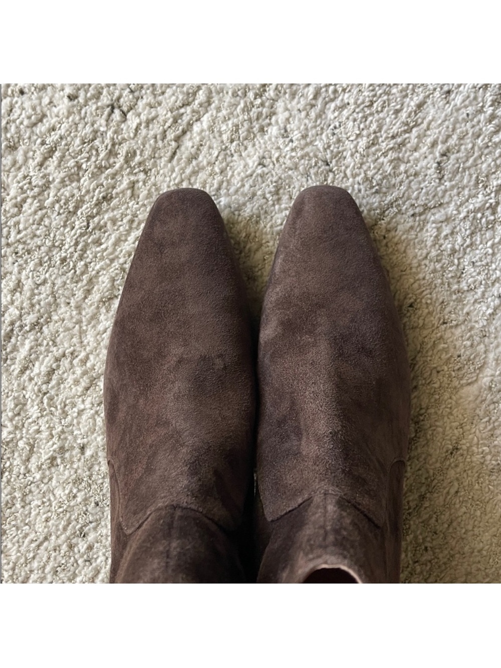 Madewell Dimes Kitten Heel Boots Brown Suede - Picture 6 of 9
